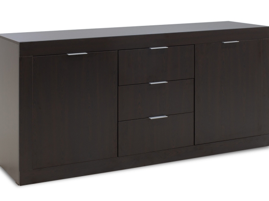 ΜΠΟΥΦΕΣ - ΚΟΝΣΟΛΑ DOHA PAKOWORLD ΧΡΩΜΑ WENGE 180X45X80,5ΕΚ