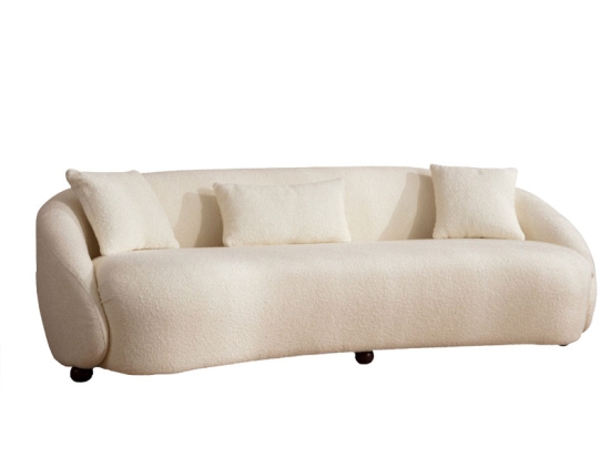 ΚΑΝΑΠΕΣ 3ΘΕΣΙΟΣ PWF-0597 PAKOWORLD ΥΦΑΣΜΑ ΚΡΕΜ 230X94X75ΕΚ