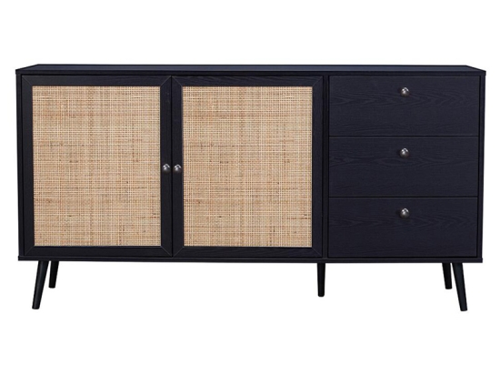 ΜΠΟΥΦΕΣ OSLO PAKOWORLD ΜΑΥΡΟ-ΦΥΣΙΚΟ 150X39X79ΕΚ