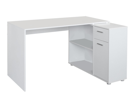 ΓΡΑΦΕΙΟ ΕΡΓΑΣΙΑΣ RIVERA PAKOWORLD ΔΕΞΙΑ ΓΩΝΙΑ ΛΕΥΚΟ 120X91.5X75ΕΚ