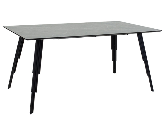 ΤΡΑΠΕΖΙ LIFO PAKOWORLD MDF ΑΝΘΡΑΚΙ CEMENT-ΜΑΥΡΟ 160X90X75ΕΚ