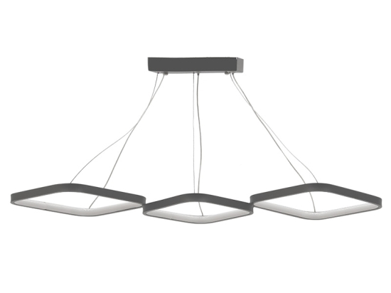 ΦΩΤΙΣΤΙΚΟ ΟΡΟΦΗΣ ΤΡΙΦΩΤΟ PWL-1174 PAKOWORLD LED 3000K ΑΣΗΜΙ 90X32X36ΕΚ