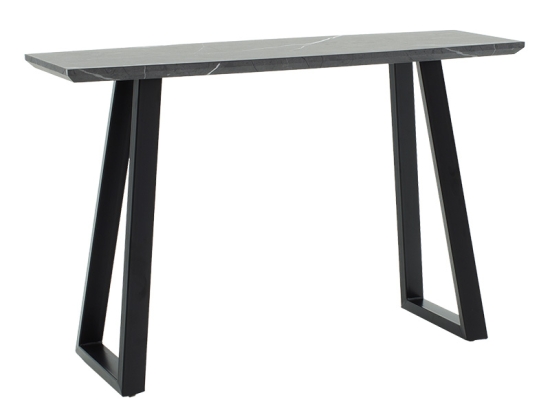 ΚΟΝΣΟΛΑ ROUSE PAKOWORLD MDF ΜΑΥΡΟΥ ΜΑΡΜΑΡΟΥ-ΜΑΥΡΟ 120X40X78ΕΚ