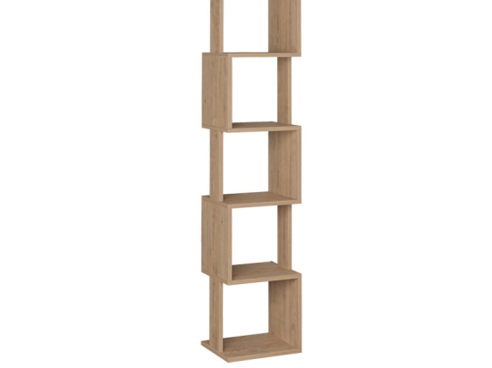 ΒΙΒΛΙΟΘΗΚΗ - ΣΤΗΛΗ PIRI PAKOWORLD OAK ΜΕΛΑΜΙΝΗΣ 35X30X161ΕΚ