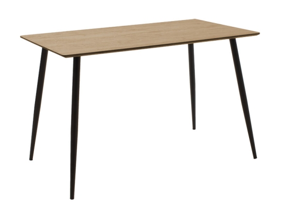 ΤΡΑΠΕΖΙ CUBA PAKOWORLD MDF SONOMA-ΜΑΥΡΟ 120X70X76ΕΚ
