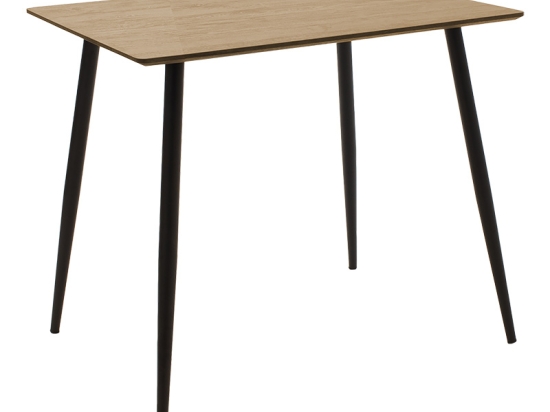 ΤΡΑΠΕΖΙ CUBA PAKOWORLD MDF SONOMA-ΜΑΥΡΟ 70X70X75ΕΚ
