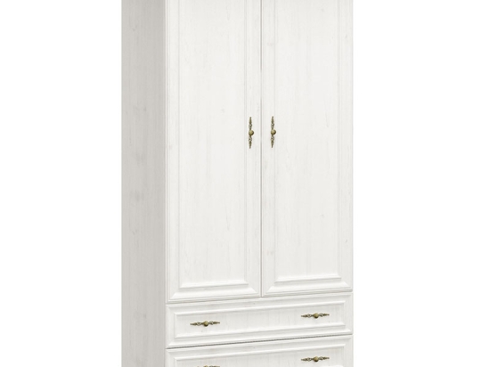 ΝΤΟΥΛΑΠΑ JADEN PAKOWORLD ΔΙΦΥΛΛΗ GOLDEN OAK-ΛΕΥΚΟ ANTIQUE 101X62X197,5ΕΚ