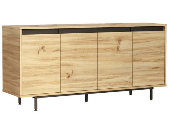 ΜΠΟΥΦΕΣ JETHRO PAKOWORLD SONOMA-WENGE 160X44.5X75.5ΕΚ