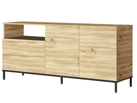 ΜΠΟΥΦΕΣ EVALUATE PAKOWORLD SONOMA-WENGE 170X46.5X75.5ΕΚ