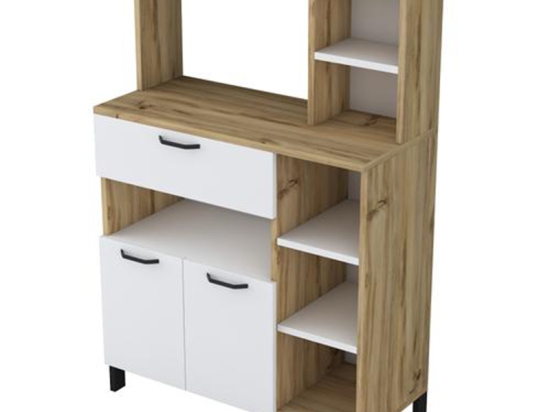 ΡΑΦΙΕΡΑ ΕΠΙΔΑΠΕΔΙΑ VICKY PAKOWORLD ΚΑΡΥΔΙ-ΛΕΥΚΟ 90X42X134ΕΚ