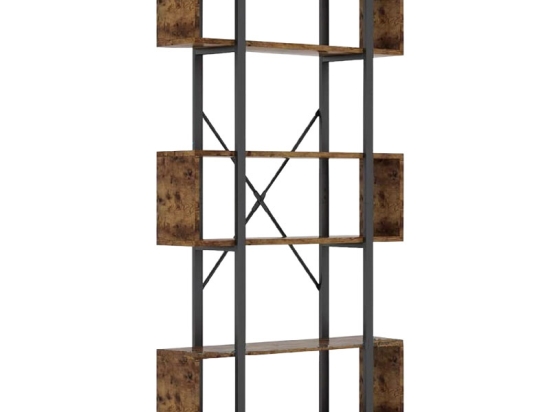 ΒΙΒΛΙΟΘΗΚΗ GRAHAM PAKOWORLD ΚΑΡΥΔΙ-ΜΑΥΡΟ 120X22X185ΕΚ