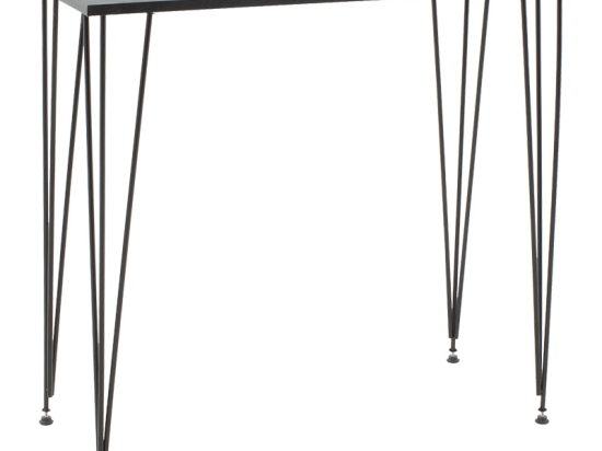 ΚΟΝΣΟΛΑ BRUCE PAKOWORLD ΜΑΥΡΟ 90X35X85ΕΚ