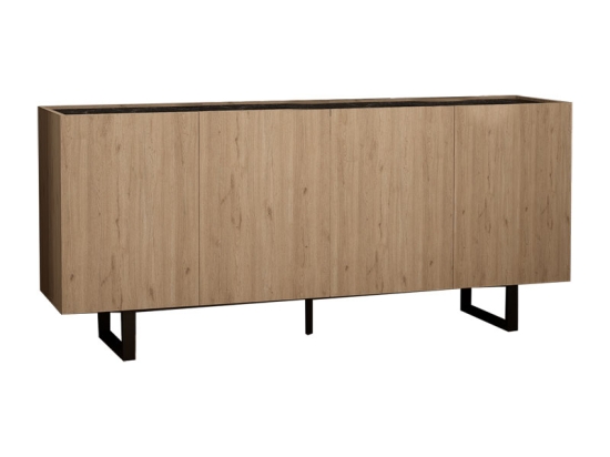 ΜΠΟΥΦΕΣ KIOUBO PAKOWORLD ΜΕΛΑΜΙΝΗΣ OAK-ΜΑΥΡΟ 180X42X80ΕΚ