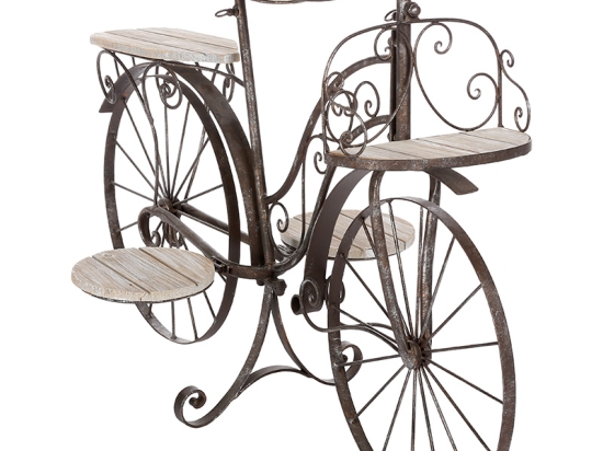 ΡΑΦΙΕΡΑ-ΣΤΑΝΤ ΦΥΤΩΝ BICYCLE PAKOWORLD ΚΑΦΕ ΣΦΥΡΗΛΑΤΟ 97X46X64ΕΚ