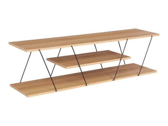 ΕΠΙΠΛΟ ΤΗΛΕΟΡΑΣΗΣ TARS PAKOWORLD SONOMA-ΜΑΥΡΟ 120X30X33ΕΚ