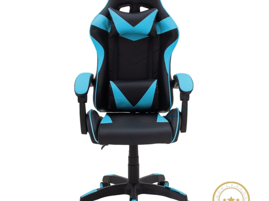 ΚΑΡΕΚΛΑ ΓΡΑΦΕΙΟΥ GAMING LEONI PAKOWORLD PU ΜΑΥΡΟ-ΜΠΛΕ