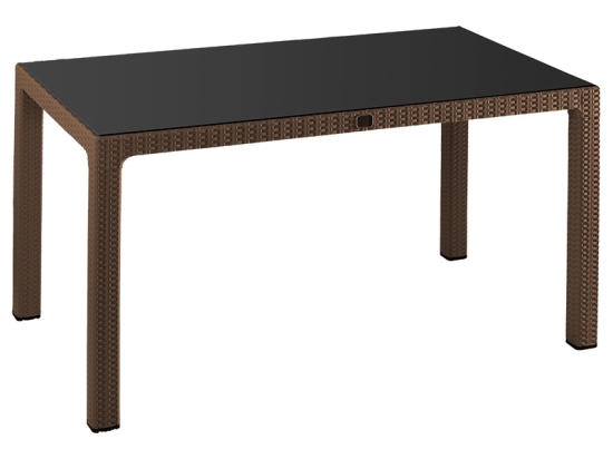 ΤΡΑΠΕΖΙ EXPLORE PAKOWORLD ΜΕ UV PROTECTION PP ΚΑΦΕ 150X90X73.5ΕΚ