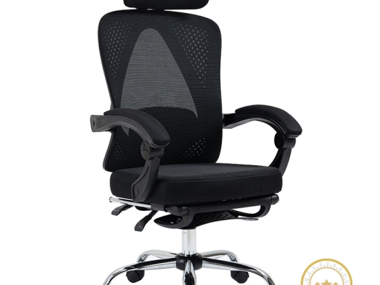 ΚΑΡΕΚΛΑ ΓΡΑΦΕΙΟΥ ΔΙΕΥΘΥΝΤΗ ΜΕ ΥΠΟΠΟΔΙΟ TITAN PAKOWORLD PREMIUM QUALITY ΥΦΑΣΜΑ-MESH ΧΡΩΜΑ ΜΑΥΡΟ