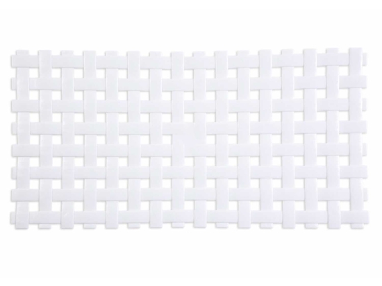 Πατάκι Αντιολισθητικό Plexo 00265.001 White 36Χ72 36x72cm PVC