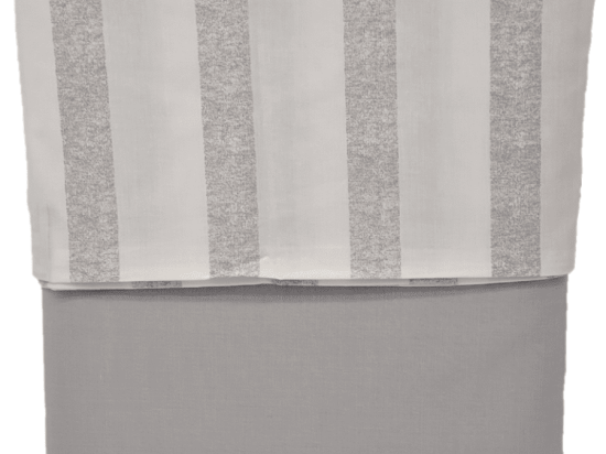 Ariete Casa Σετ Σεντόνια Μονά Percale 160×260 - Principe Line Γκρι/Λευκό