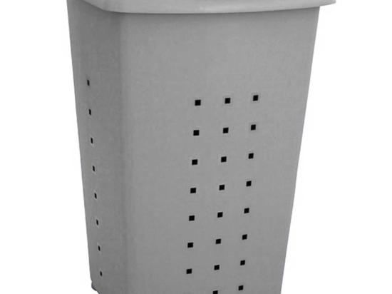 Καλάθι Απλύτων 06717.003 Grey 42X35,5X64 cm Πλαστικό