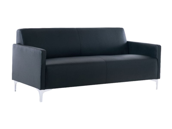 STYLE ΚΑΝΑΠΕΣ ΣΑΛΟΝΙΟΥ ΚΑΘΙΣΤΙΚΟΥ 3ΘΕΣΙΟΣ, PU ΜΑΥΡΟ K/D