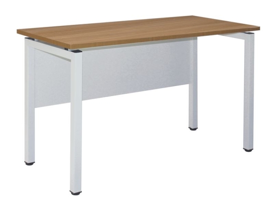 UNIT ΓΡΑΦΕΙΟ ΜΕΤΑΛΛΟ ΒΑΦΗ ΑΣΠΡΟ, MELAMINE ΑΠΟΧΡΩΣΗ SONOMA