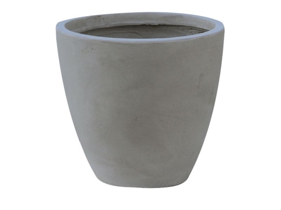 FLOWER POT-3 CEMENT GREY Φ44X37CM