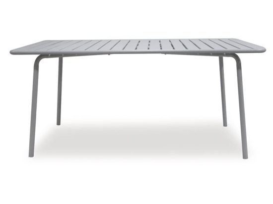 BRIO SLAT ΤΡΑΠΕΖΙ-PRO ΚΗΠΟΥ - ΒΕΡΑΝΤΑΣ, ΜΕΤΑΛΛΟ ΒΑΦΗ COOL GREY 4C
