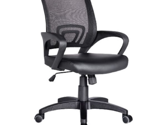 BF2101 ΠΟΛΥΘΡΟΝΑ-PRO ΓΡΑΦΕΙΟΥ ΜΕ ΑΝΑΚΛΙΣΗ, ΜΑΥΡΟ MESH - PU ΜΑΥΡΟ