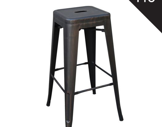 RELIX ΣΚΑΜΠΟ BAR-PRO, ΣΤΟΙΒΑΖΟΜΕΝΟ, ΜΕΤΑΛΛΟ ΒΑΦΗ ANTIQUE BLACK