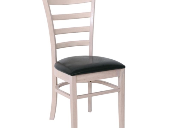 NATURALE ΚΑΡΕΚΛΑ WHITE WASH, PU ΜΑΥΡΟ