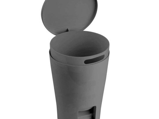 Κάδος Απορριμμάτων Diabolo 06706.007 Grey Πλαστικό