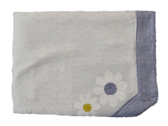Κουβέρτα Revert Beige-Blue Διπλό 200x220cm 100% Βαμβάκι