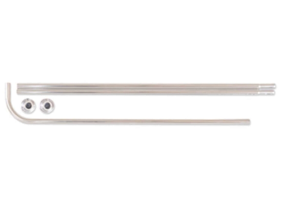 Βραχίoνας Μπάνιου Γωνιακός 03315.001 Chrome Φ 20 mm 170Χ80 cm 80X170cm Αλουμίνιο