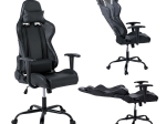 BF8350 GAMING ΠΟΛΥΘΡΟΝΑ ΓΡΑΦΕΙΟΥ, ΑΝΑΚΛΙΣΗ ΠΛΑΤΗΣ ΕΩΣ 90°, PU ΜΑΥΡΟ