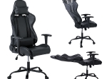 BF8350 GAMING ΠΟΛΥΘΡΟΝΑ ΓΡΑΦΕΙΟΥ, ΑΝΑΚΛΙΣΗ ΠΛΑΤΗΣ ΕΩΣ 90°, PU ΜΑΥΡΟ