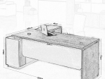 PROJECT ΓΡΑΦΕΙΟ ΔΕΞΙΑ ΓΩΝΙΑ, ΑΠΟΧΡΩΣΗ SONOMA - ΓΚΡΙ