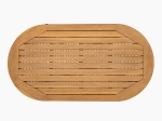 MARK SET ΣΑΛΟΝΙ ΚΗΠΟΥ 4 ΤΕΜΑΧΙΩΝ ACACIA ΦΥΣΙΚΟ, ROPE WICKER ΜΑΥΡΟ, ΜΑΞΙΛΑΡΙΑ ΜΠΕΖ