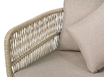 MARK SET ΣΑΛΟΝΙ ΚΗΠΟΥ 4ΤΕΜ, ACACIA ΦΥΣΙΚΟ, ΜΑΞΙΛΑΡΙΑ ΜΠΕΖ ROPE WICKER ΜΠΕΖ