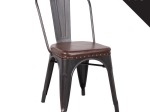 RELIX ΚΑΡΕΚΛΑ-PRO, ΣΤΟΙΒΑΖΟΜΕΝΗ, ΜΕΤΑΛΛΟ ΒΑΦΗ ANTIQUE BLACK, PU ΣΚΟΥΡΟ ΚΑΦΕ