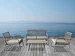 ROCCO SET ΣΑΛΟΝΙ ΚΗΠΟΥ 4ΤΕΜ, ΜΕΤΑΛΛΟ ΜΠΕΖ, ROPE WICKER ΜΠΕΖ, ΜΑΞΙΛ.ΜΠΕΖ, ΓΥΑΛΙ ΜΠΕΖ