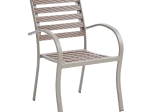 SERRANO ΠΟΛΥΘΡΟΝΑ ΚΗΠΟΥ ΜΕΤΑΛΛΟ ΒΑΦΗ SAND BEIGE, POLYWOOD ΚΑΡΥΔΙ, ΣΤΟΙΒΑΖΟΜΕΝΗ