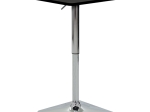 ΤΡΑΠΕΖΙ ΜΠΑΡ VEGAS PAKOWORLD MDF ΜΑΥΡΟ-ΠΟΔΙ ΧΡΩΜΙΟΥ 70X70X70-91.5ΕΚ