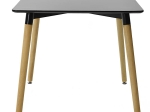 ΤΡΑΠΕΖΙ NATALI PAKOWORLD ΤΕΤΡΑΓΩΝΟ MDF ΧΡΩΜΑ ΜΑΥΡΟ GLOSS 80X80X76ΕΚ