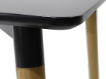 ΤΡΑΠΕΖΙ NATALI PAKOWORLD ΤΕΤΡΑΓΩΝΟ MDF ΧΡΩΜΑ ΜΑΥΡΟ GLOSS 80X80X76ΕΚ
