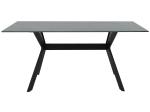 ΤΡΑΠΕΖΙ OLIVET PAKOWORLD SINTERED STONE ΜΑΥΡΟ ΜΑΡΜΑΡΟΥ-ΜΑΥΡΟ 180X90X75ΕΚ