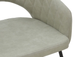 ΠΟΛΥΘΡΟΝΑ MACIE PAKOWORLD ΥΦΑΣΜΑ ANTIQUE ΓΚΡΙ-ΜΑΥΡΟ 58X50X85ΕΚ