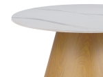 ΤΡΑΠΕΖΙ ΣΑΛΟΝΙΟΥ SOLEIRE INART ΛΕΥΚΟ ΜΑΡΜΑΡΟΥ SINTERED STONE Φ70X40ΕΚ