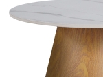 ΒΟΗΘΗΤΙΚΟ ΤΡΑΠΕΖΙ SOLEIRE INART ΛΕΥΚΟ ΜΑΡΜΑΡΟΥ SINTERED STONE Φ50X46ΕΚ